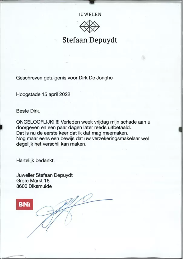 dirk-de-jonghe-getuigenis-verzekeringen-3 -  - Reviews